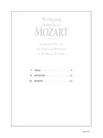 Wolfgang Amadeus Mozart: Concerto No. 20 in D Minor, KV 466 Product Image