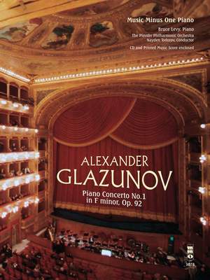 Alexander Glazunov: Glazunov - Concerto No. 1 in F Minor, Op. 92