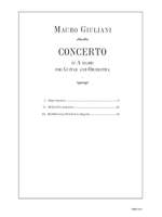 Mauro Giuliani: Giuliani - Guitar Concerto No. 1 in A Major Product Image