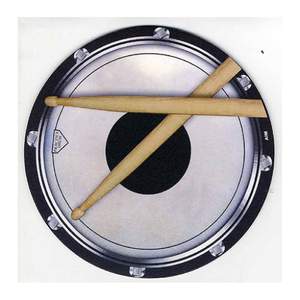 Mouse Mat: Drum Head and Sticks Design