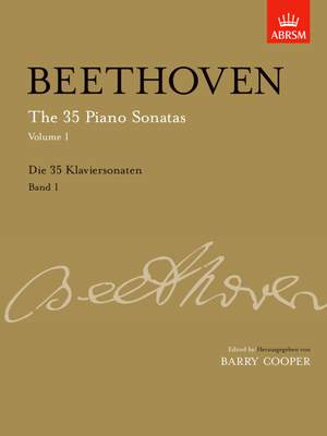 Beethoven, Ludwig van: The 35 Piano Sonatas, Volume 1