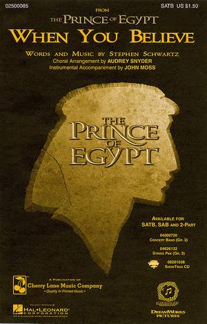 Stephen Schwartz: When You Believe (from The Prince of Egypt)