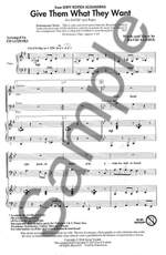 David Yazbek: Give Them What They Want (SATB) Product Image
