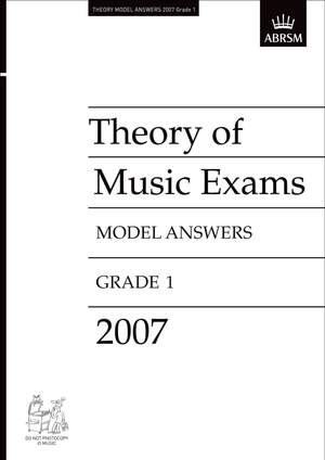 ABRSM Theory Of Music Examinations Model Answers 1
