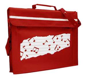 Mapac Music Bag: Primo Notes (Red)