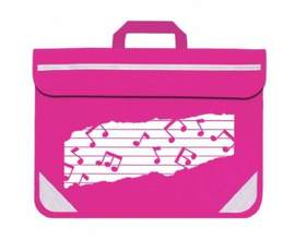 Mapac Music Bag: Duo Music Notes (Pink)