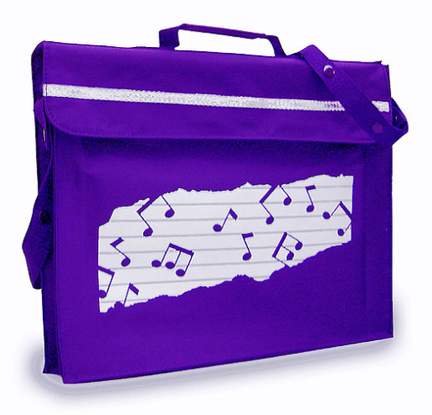 Mapac Music Bag: Primo Notes (Purple)