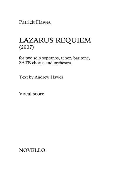 Patrick Hawes: Lazarus Requiem