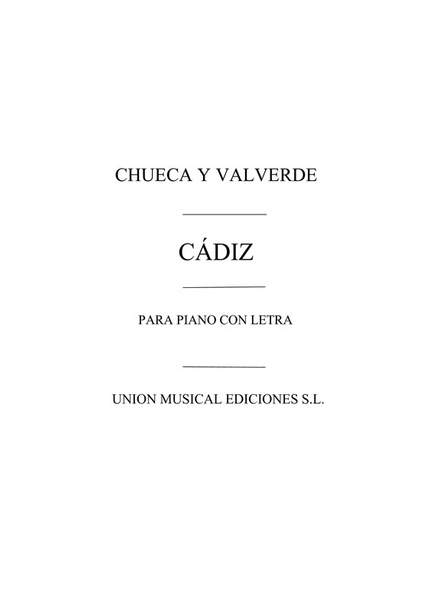 Chueca_ Unknown: Cadiz