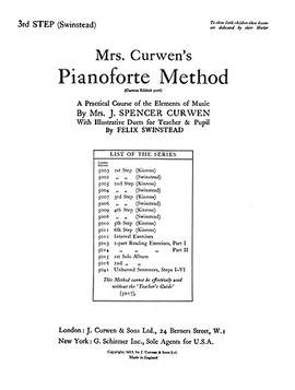Mrs Curwen's Pianoforte Method