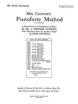 Mrs Curwen's Pianoforte Method