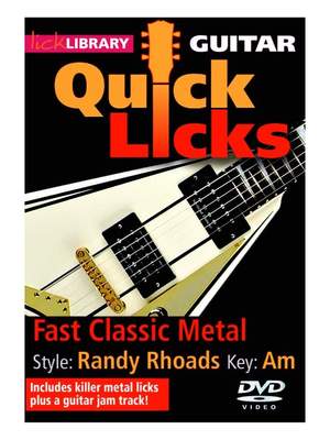 Randy Rhoads: Quick Licks - Randy Rhoads Fast Classic Metal