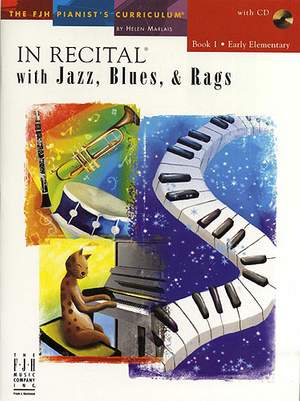 In Recital With Jazz Blues Rags Book 1