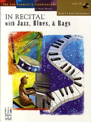 In Recital With Jazz Blues Rags Book 4