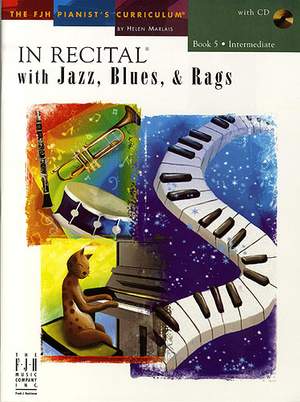 In Recital With Jazz Blues Rags Book 5