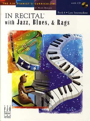 In Recital With Jazz Blues Rags Book 6