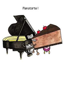 Pianotorte! - Greeting Card
