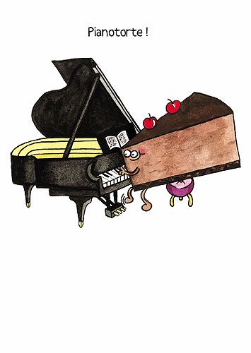 Pianotorte! - Greeting Card