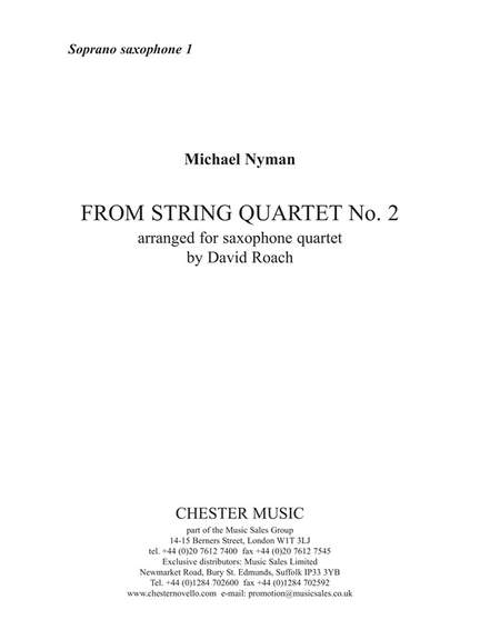 Michael Nyman: String Quartet No. 2 (Parts)