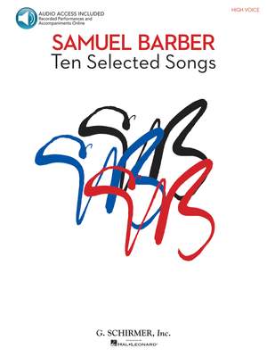 Samuel Barber: Samuel Barber - 10 Selected Songs