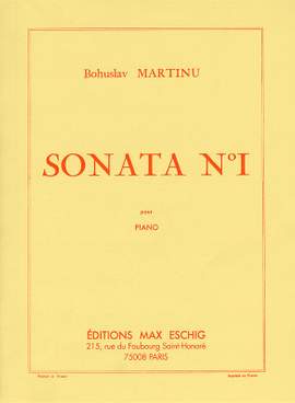Bohuslav Martinu: Sonata No.1