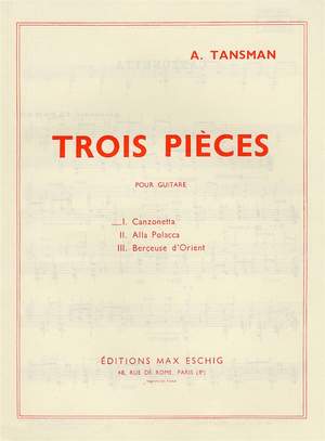 Alexandre Tansman: Trois Pièces - No. 1 Canzonetta