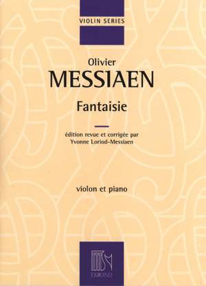 Olivier Messiaen: Fantaisie Pour Violon Et Piano