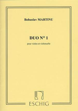 Bohuslav Martinu: Duo No.1