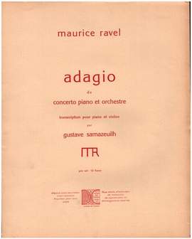 Ravel: Adagio