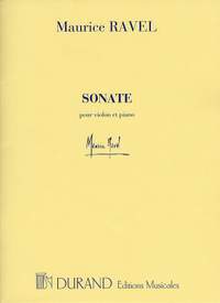 Maurice Ravel: Sonate Pour Violon Et Piano