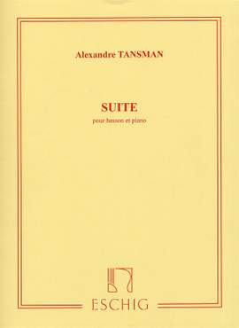 Alexandre Tansman: Suite Pour Basson Et Piano