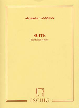 Alexandre Tansman: Suite Pour Basson Et Piano