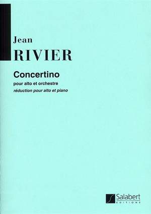 Rivier: Concertino for Viola