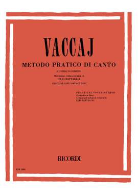 Nicola Vaccai: Metodo Pratico di Canto