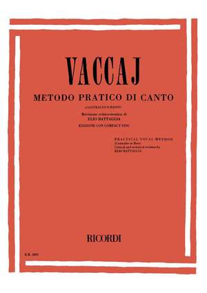 Nicola Vaccai: Metodo Pratico di Canto
