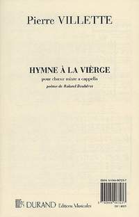 Pierre Villette: Hymne à La Vierge