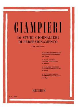 Alamiro Giampieri: 16 Studi Giornalieri Di Perfezionamento