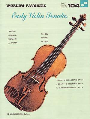 Early Violin Sonatas: (World's Favorite Series No. 104)