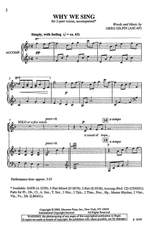 Greg Gilpin: Why We Sing Product Image