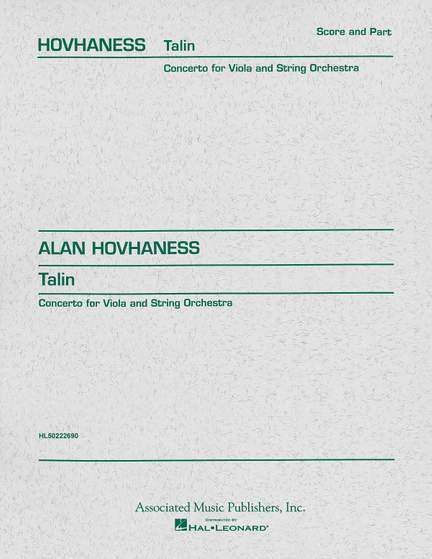 Alan Hovhaness: Talin Concerto