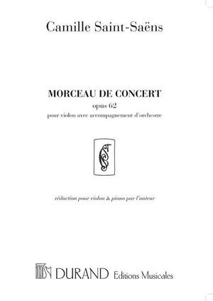 Saint-Saëns: Morceau de Concert Op.62