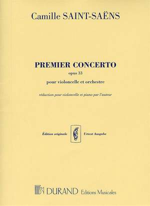 Camille Saint-Saëns: Premier Concerto opus  33 (reduction par l'auteur)