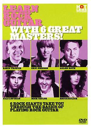 Learn Rock Guitar with 6 Great Masters!