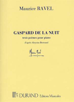 Maurice Ravel: Gaspard De La Nuit Piano