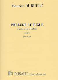 Maurice Duruflé: Prélude et Fugue  sur le nom d'Alain Opus 7