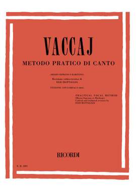 Nicola Vaccai: Metodo Pratico di Canto