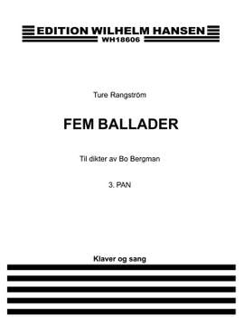 Ture Rangström: Rangstrom Pan From 5 Ballads