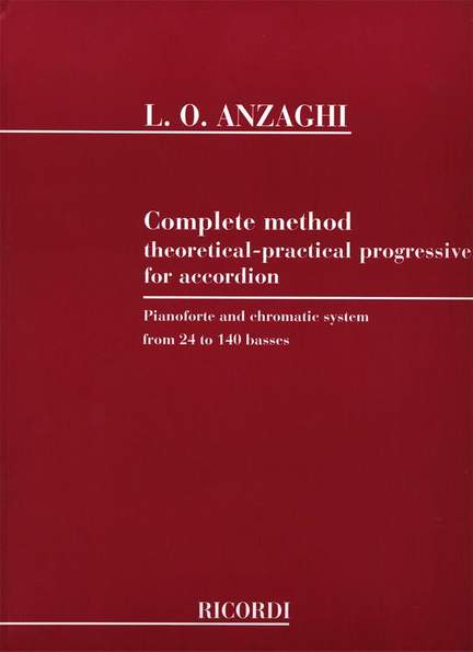 Luigi Oreste Anzaghi: Complete method theoretical-pratical progress