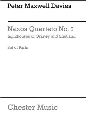 Peter Maxwell Davies: Naxos Quartet No.5 (Parts)