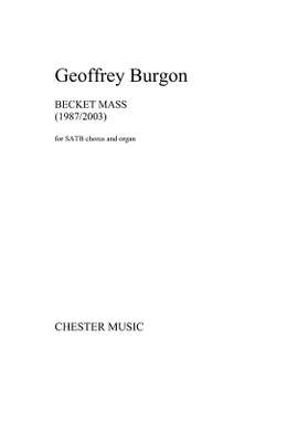 Geoffrey Burgon: Becket Mas